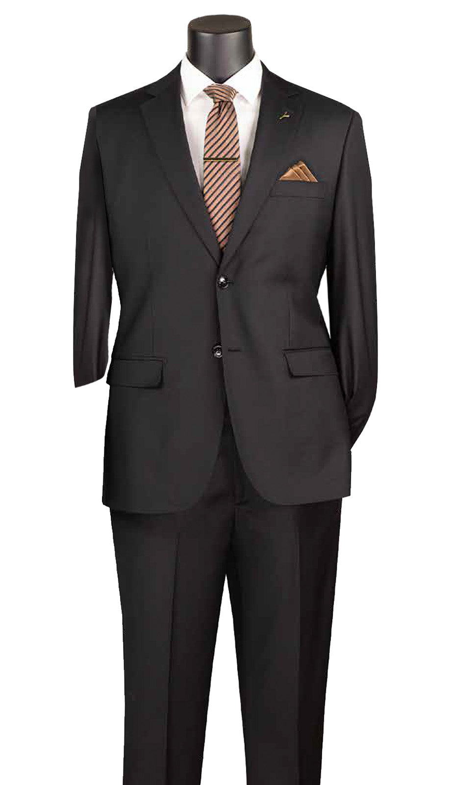 Vinci MW100-BLK Mens Church Suit