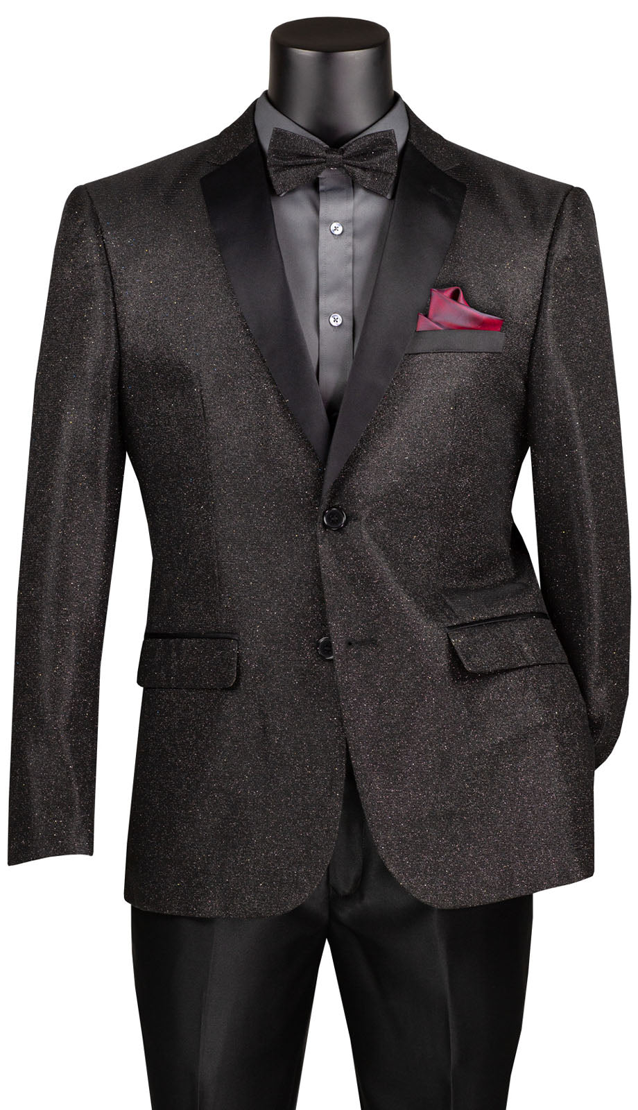 Vinci Mens Sport Coat BSQ-5-BLK
