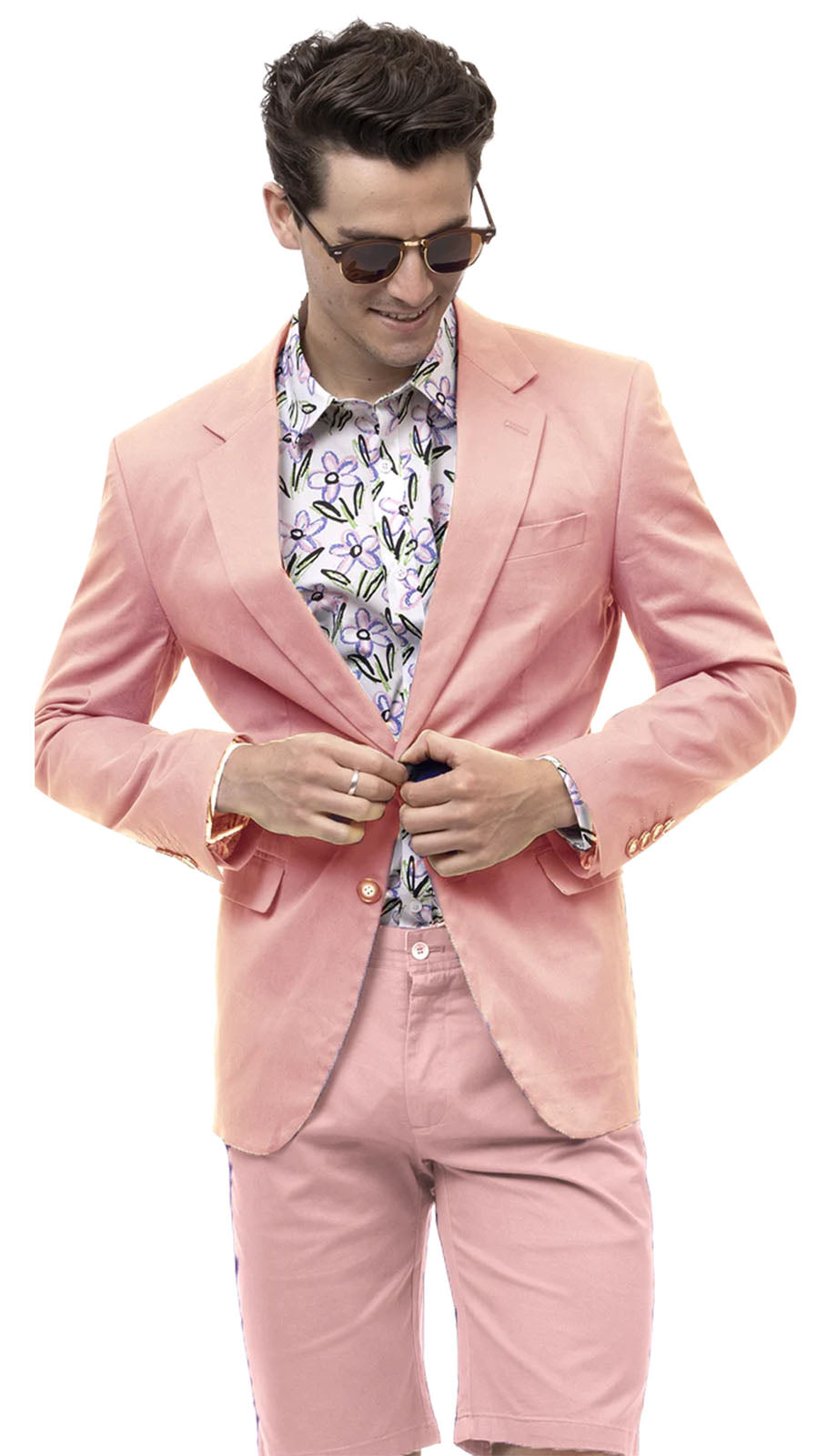 EJ Samuel CHJ01-PNK Chino Mens Blazer