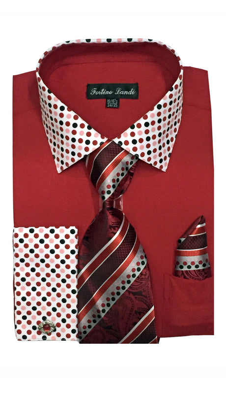 Fortino Landi FL630-RE Mens Shirt