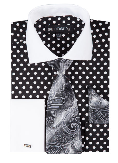 Fortino Landi AH613-BK Mens Shirt