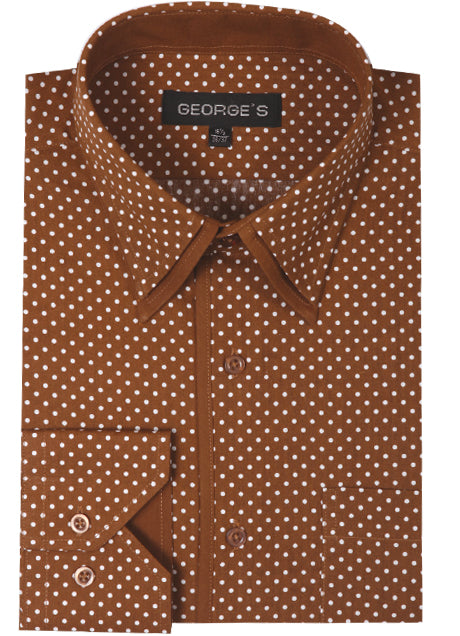 Fortino Landi AH617-BR Mens Shirt
