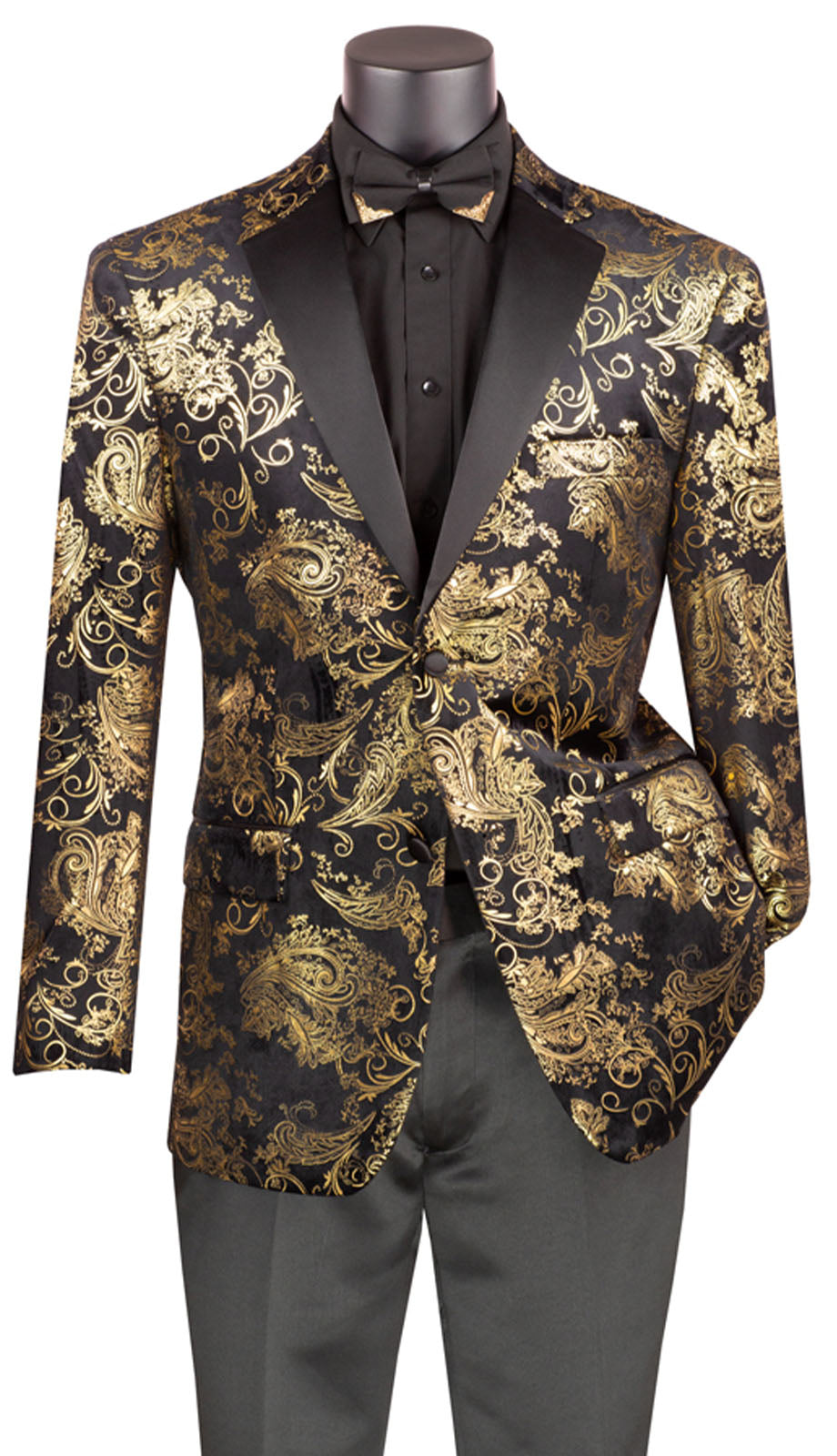 Vinci BM-02-GLD Mens Sport Coat