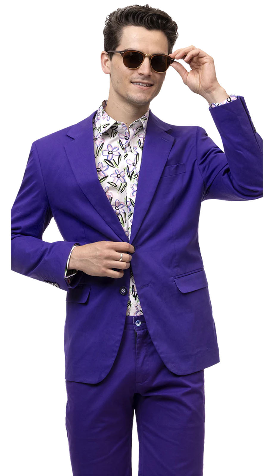 EJ Samuel CHJ01-PUR Chino Mens Blazer