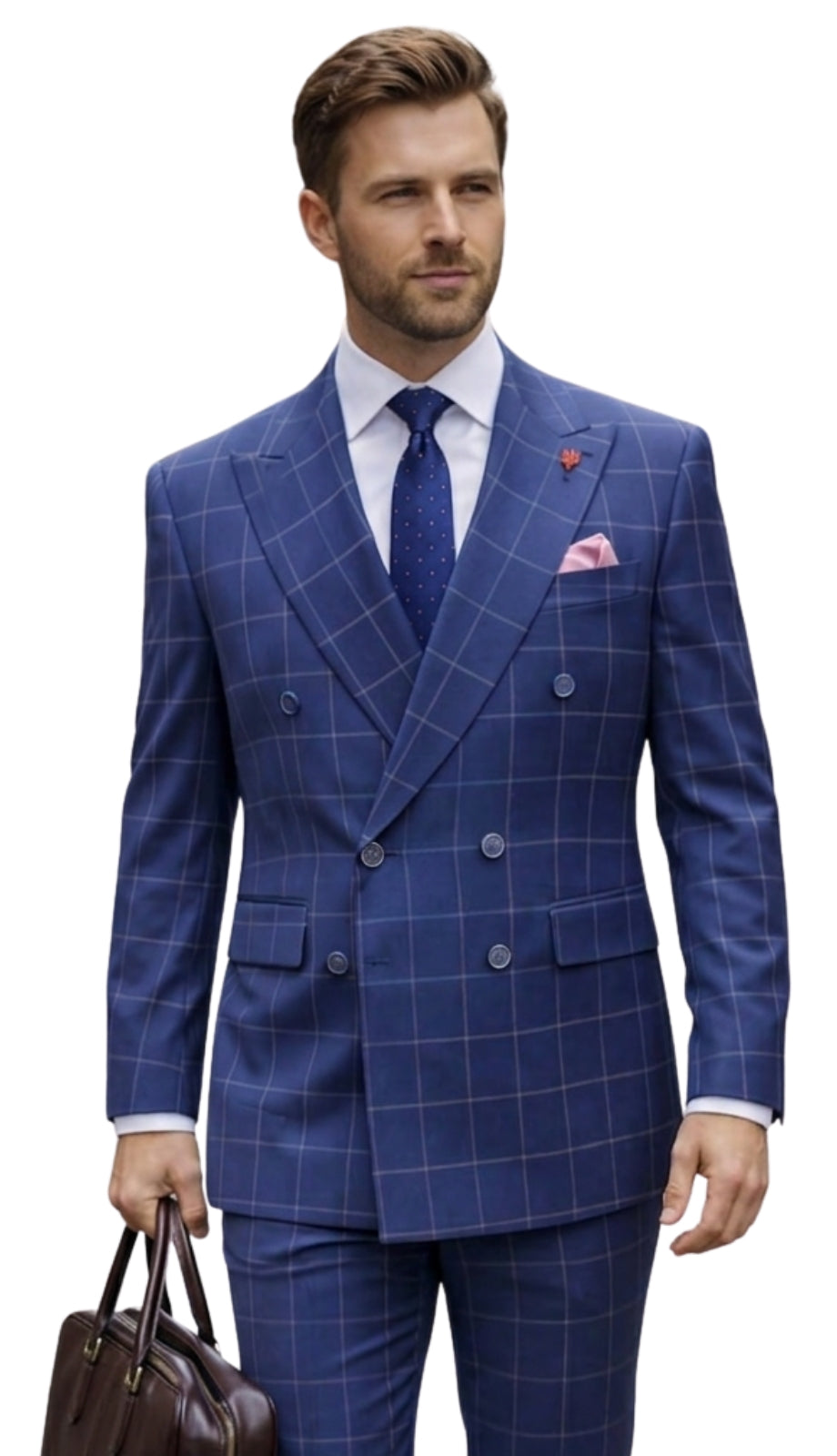 Statement ANTICA-COBALT Mens Suit
