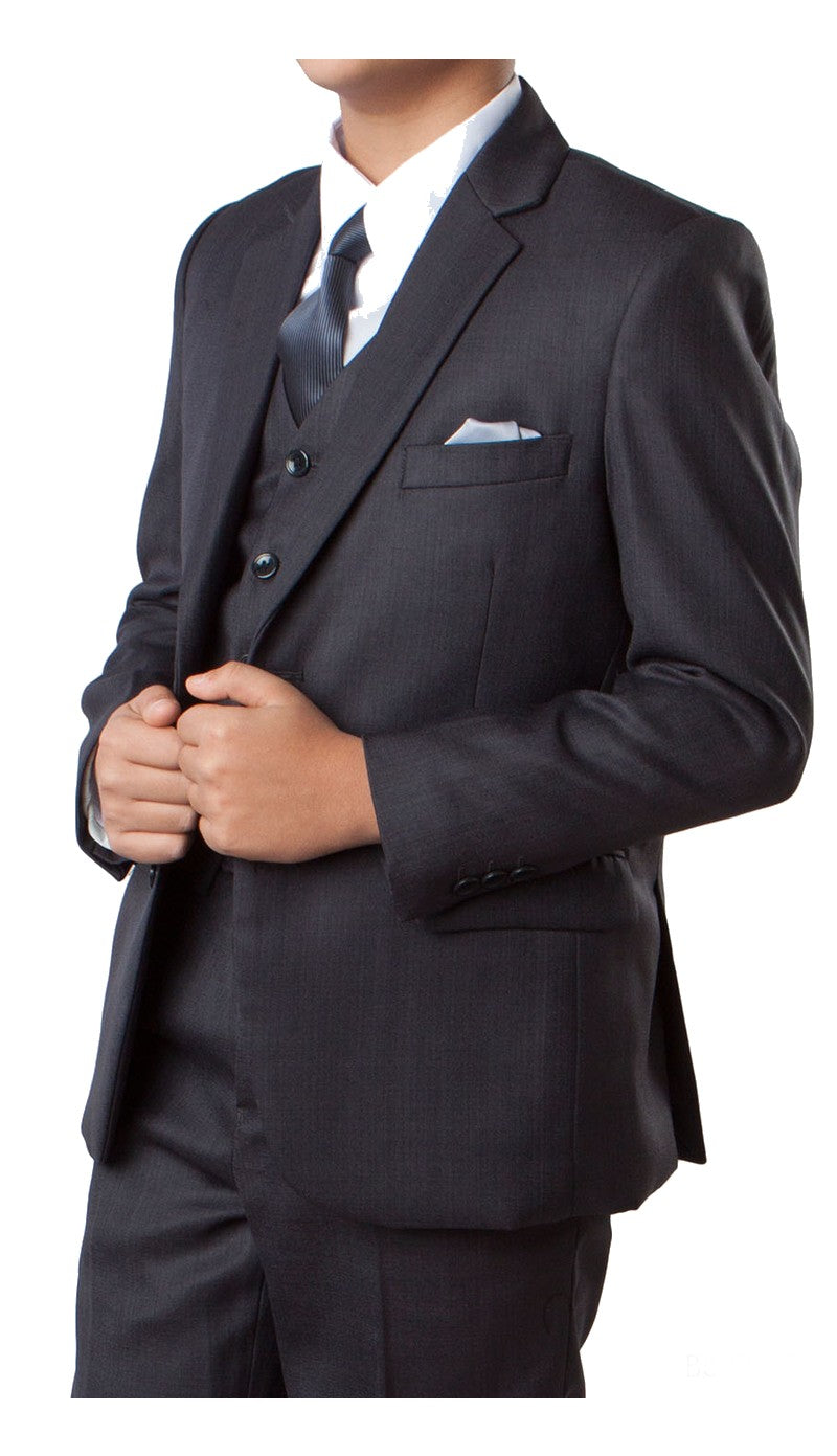 Tazzio B347H-02-GRY Boys Suit