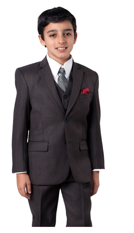 Tazzio B348-02-DARK-SLATE Boys Suit