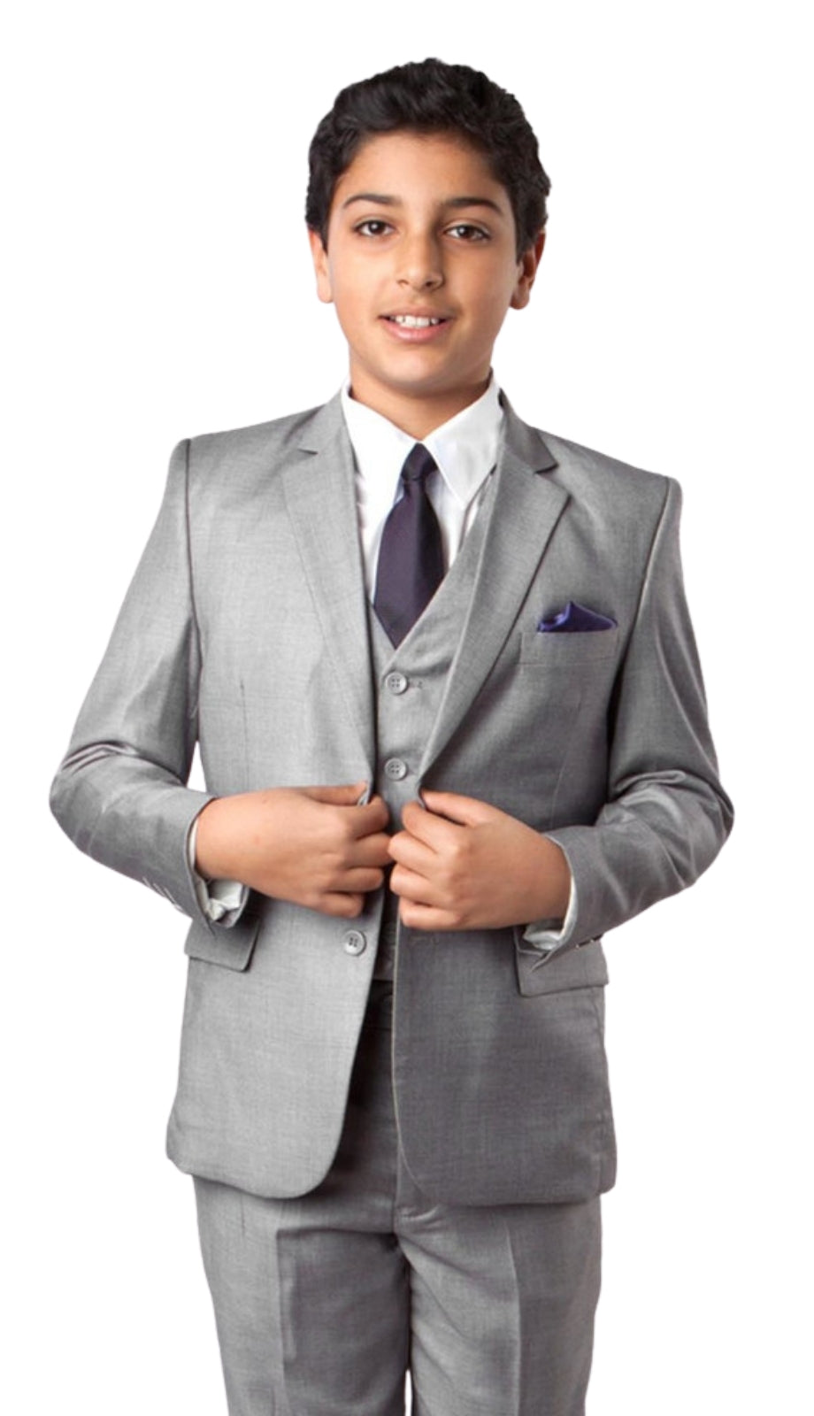 Tazzio B354-02-LT-GRY Boys Suit