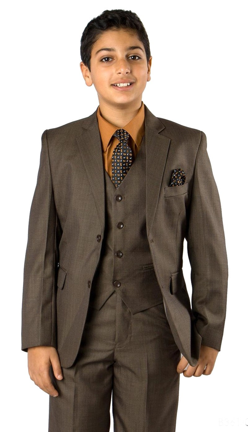 Tazzio B361-06-OLIVE Boys Suit