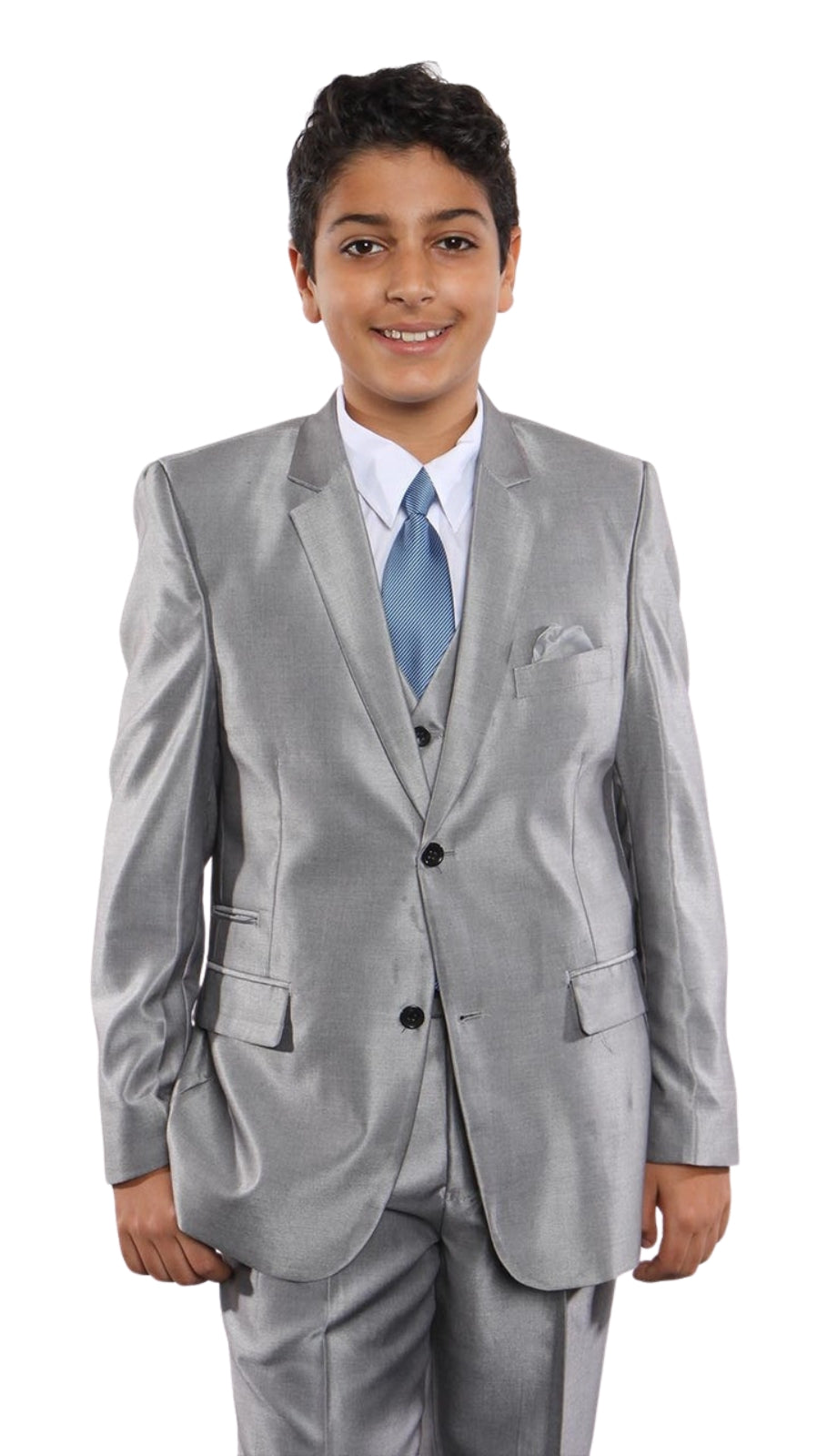 Tazzio B371-04-SIL Boys Suit