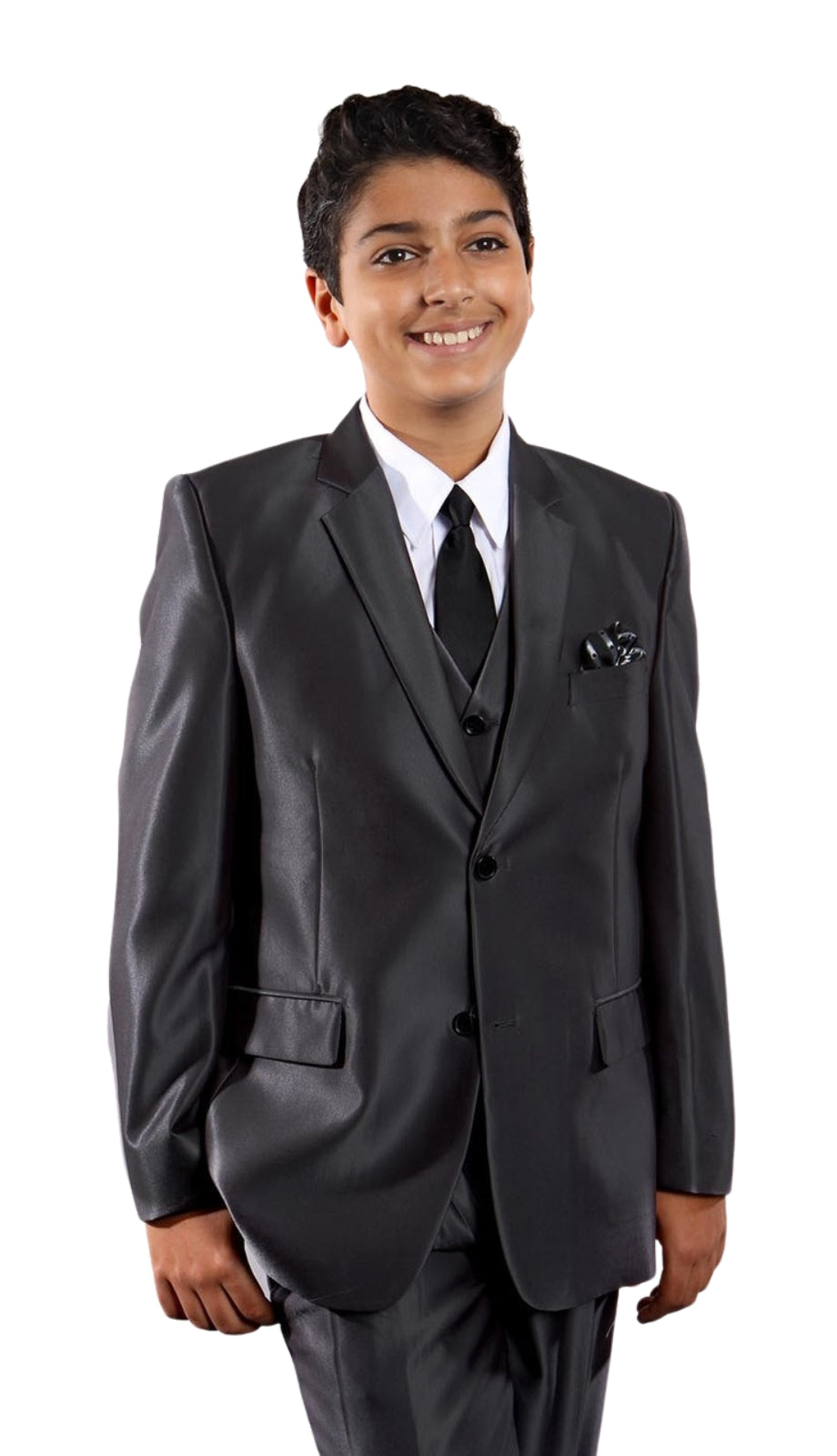 Tazzio B372-01-BLK Boys Suit