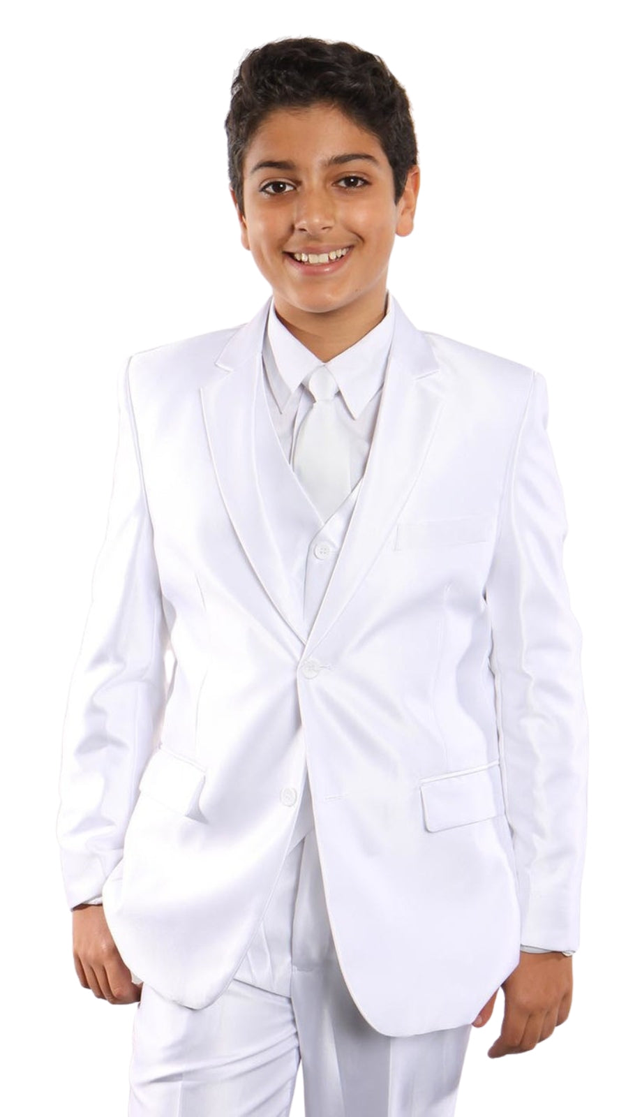 Tazzio B372-05-WHT Boys Suit
