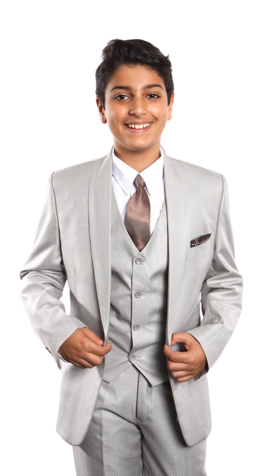 Tazzio B376-02-TAN Boys Suit