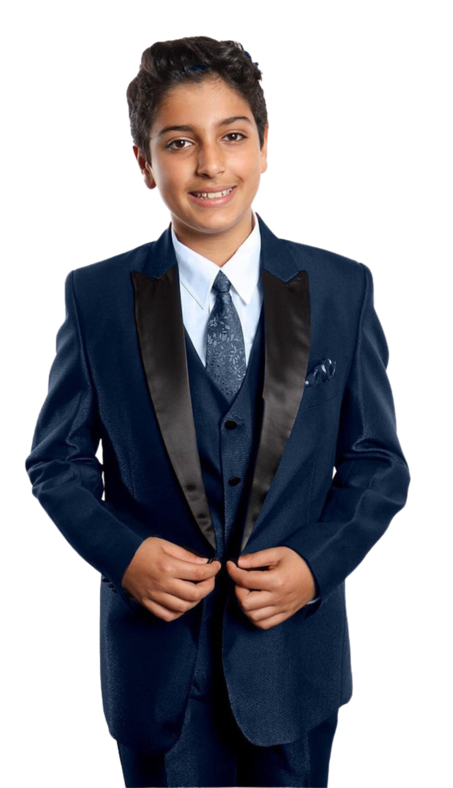Tazzio B380-02-NAVY Boys Suit