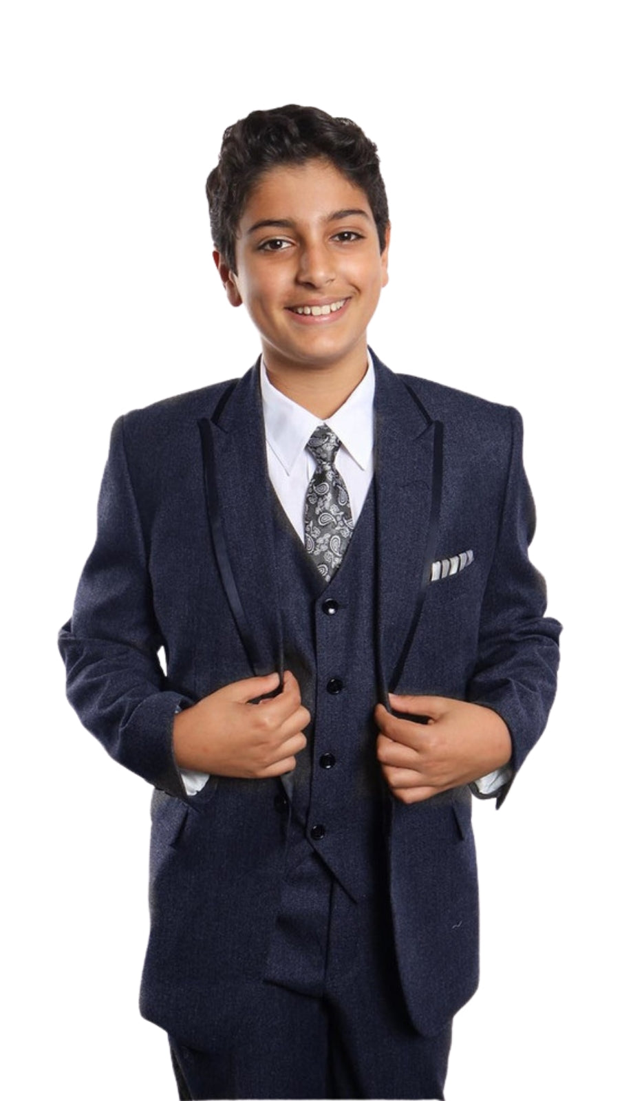 Tazzio B381-02-BLUE Boys Suit