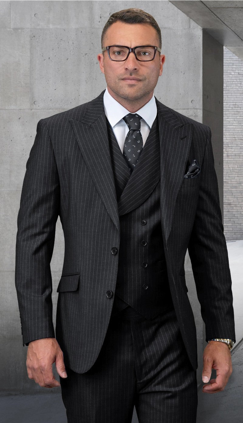 Statement Balini-BLK Mens Suit