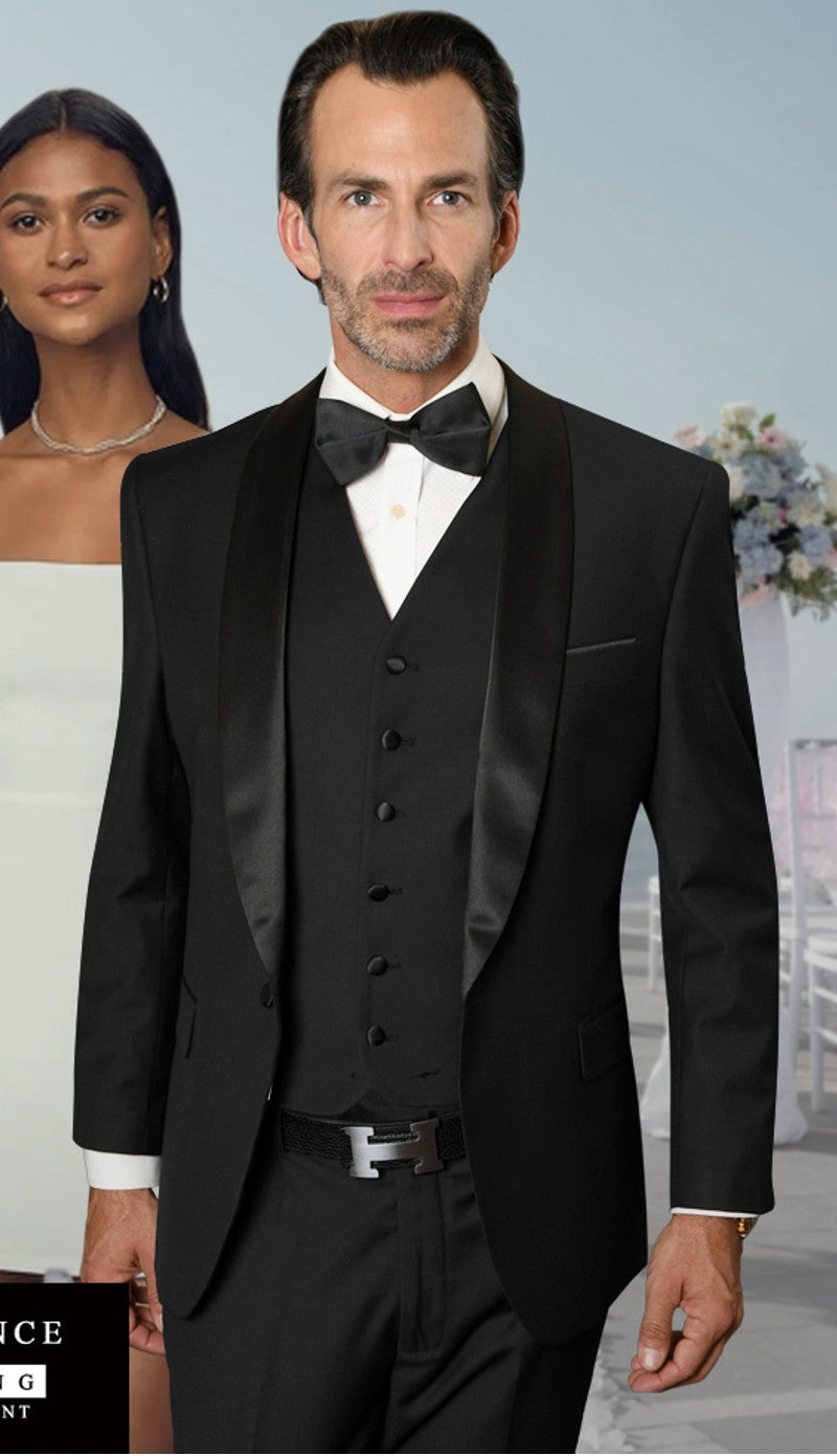 Statement Capri-3-BLK Mens Suit