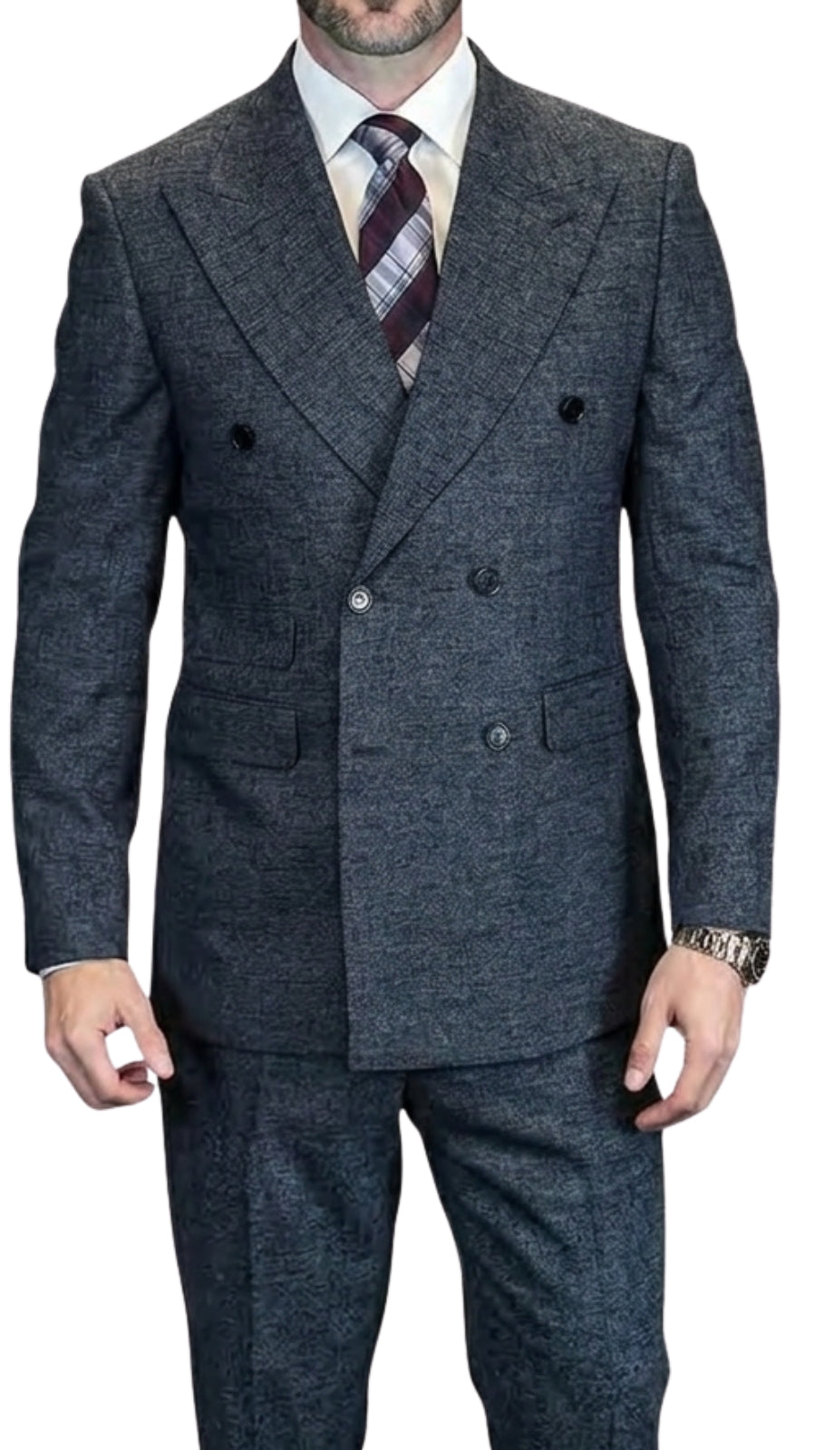Statement DOLCE-BLACK Mens Suit