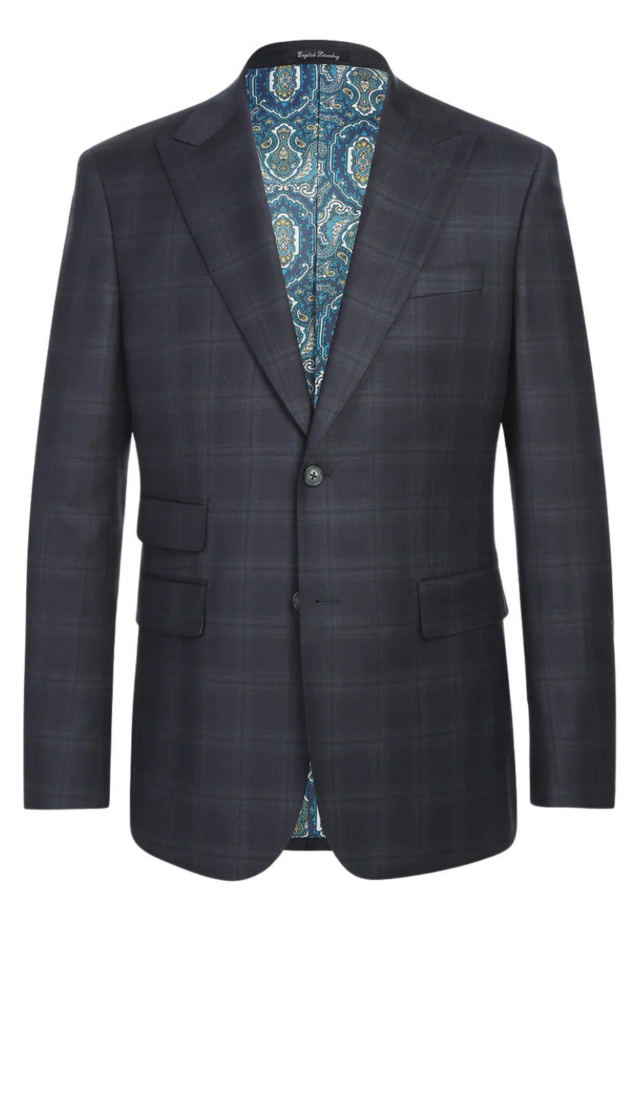 English Laundry Mens Suit EL22-61-001-NAVY ( Wool Suit )