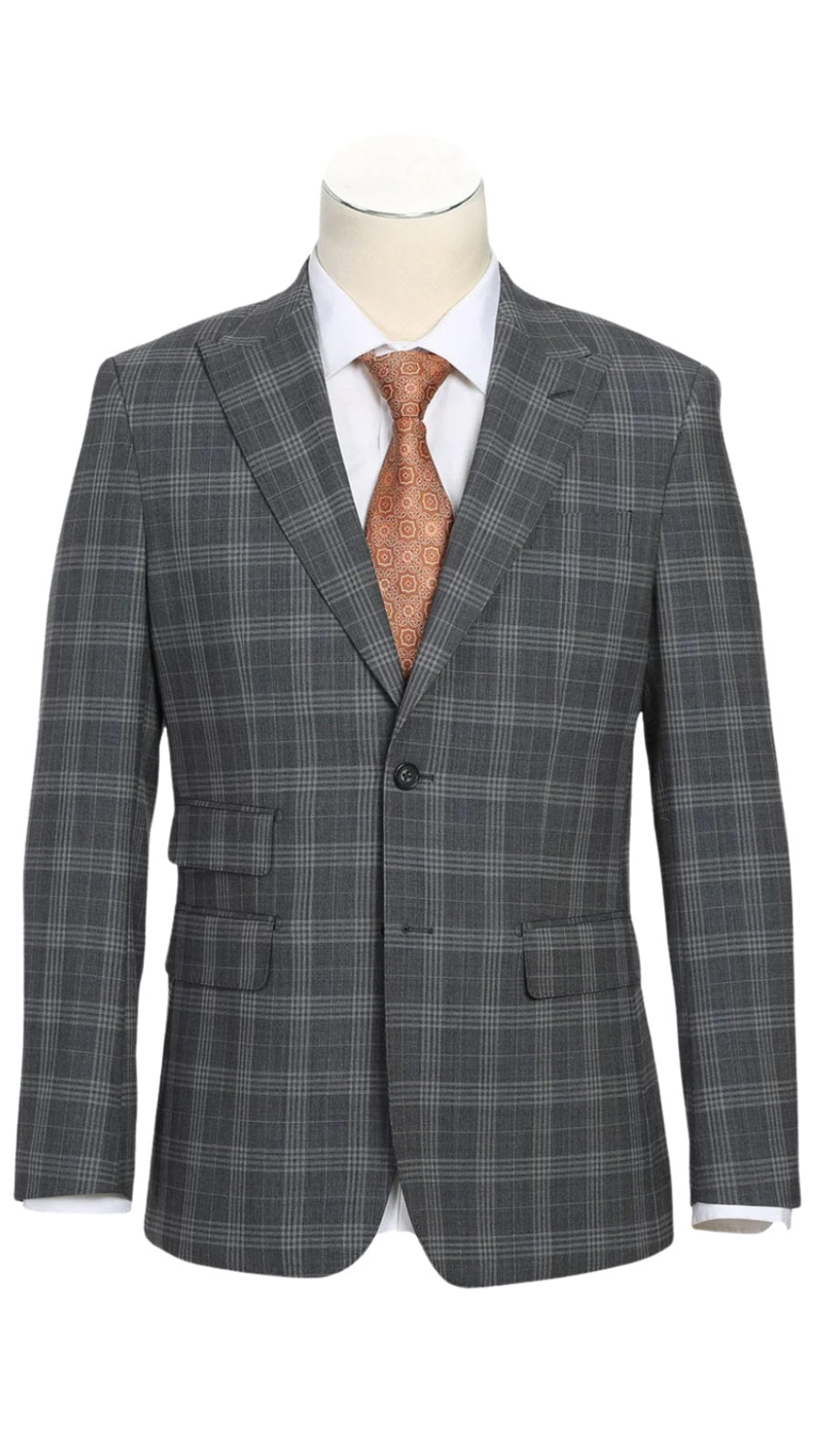 English Laundry Mens Suit EL72-58-093-GRY