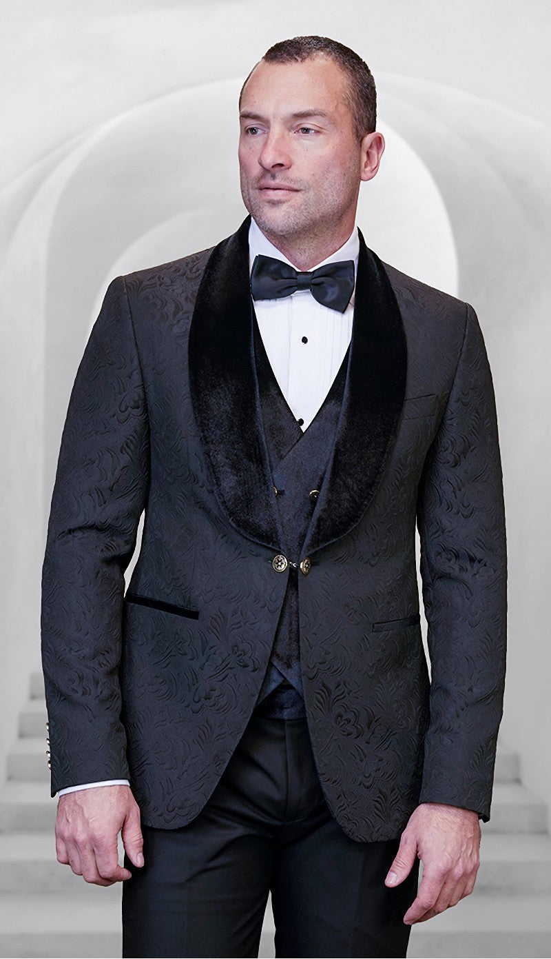 Statement Emporio-BLK Mens Suit