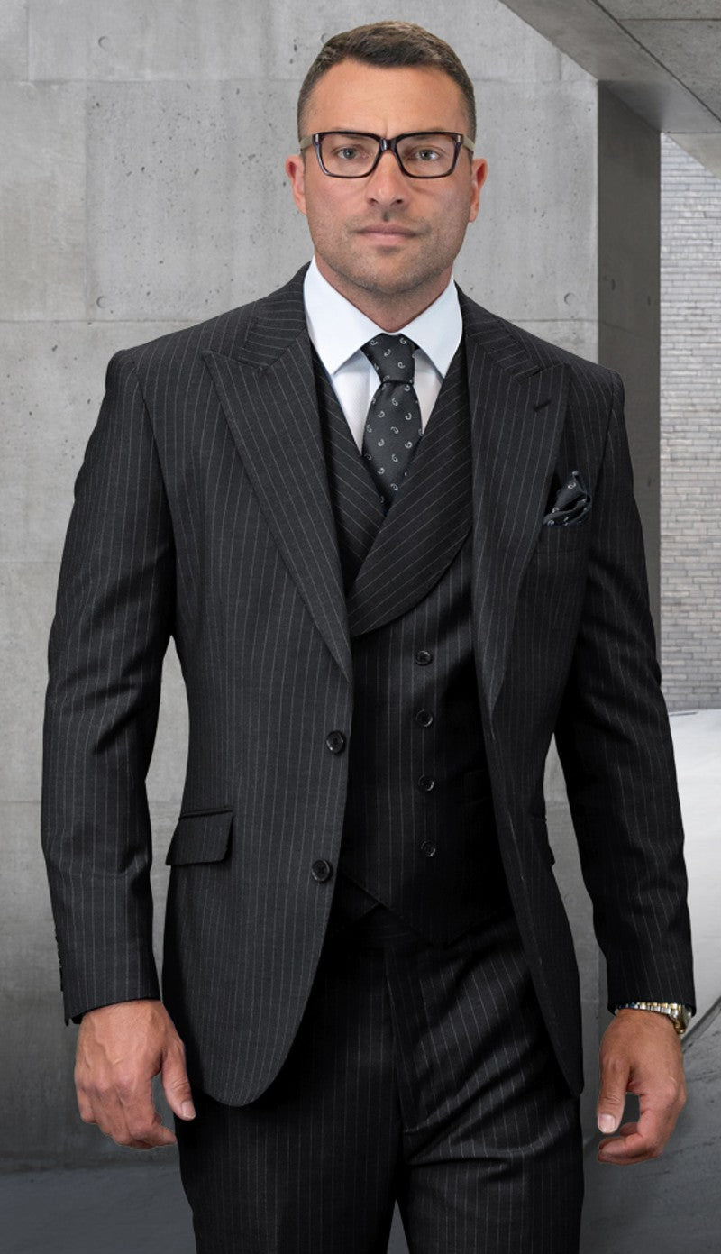 Statement EXPLO-BLK Mens Suit