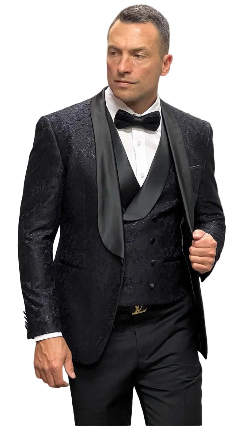 GRAMMY-BLK-CO Mens Tuxedo