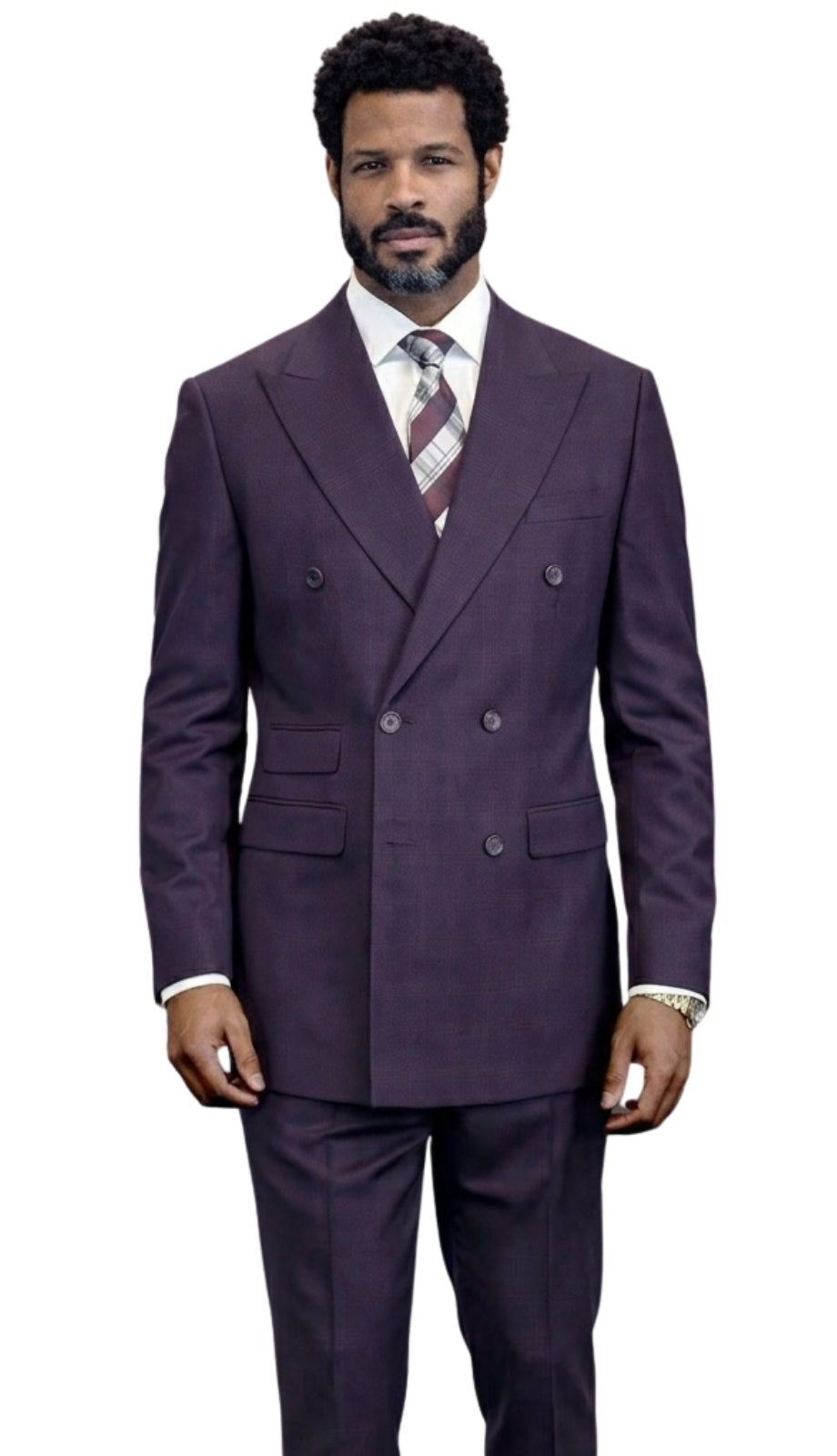 Statement IMPERIAL-EGGPLANT Mens Suit