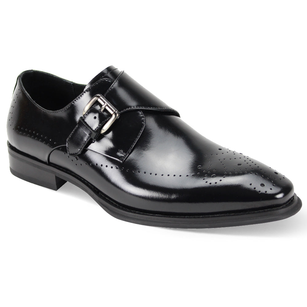 Giovanni JEFFERY-BLK Unisex Dress Shoes