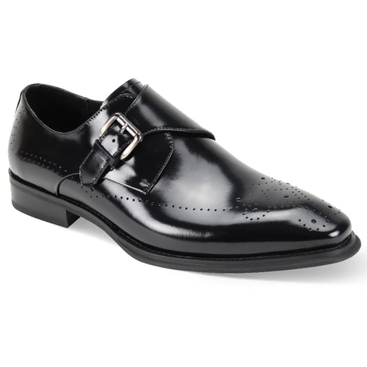 Giovanni JEFFERY-BLK Unisex Dress Shoes