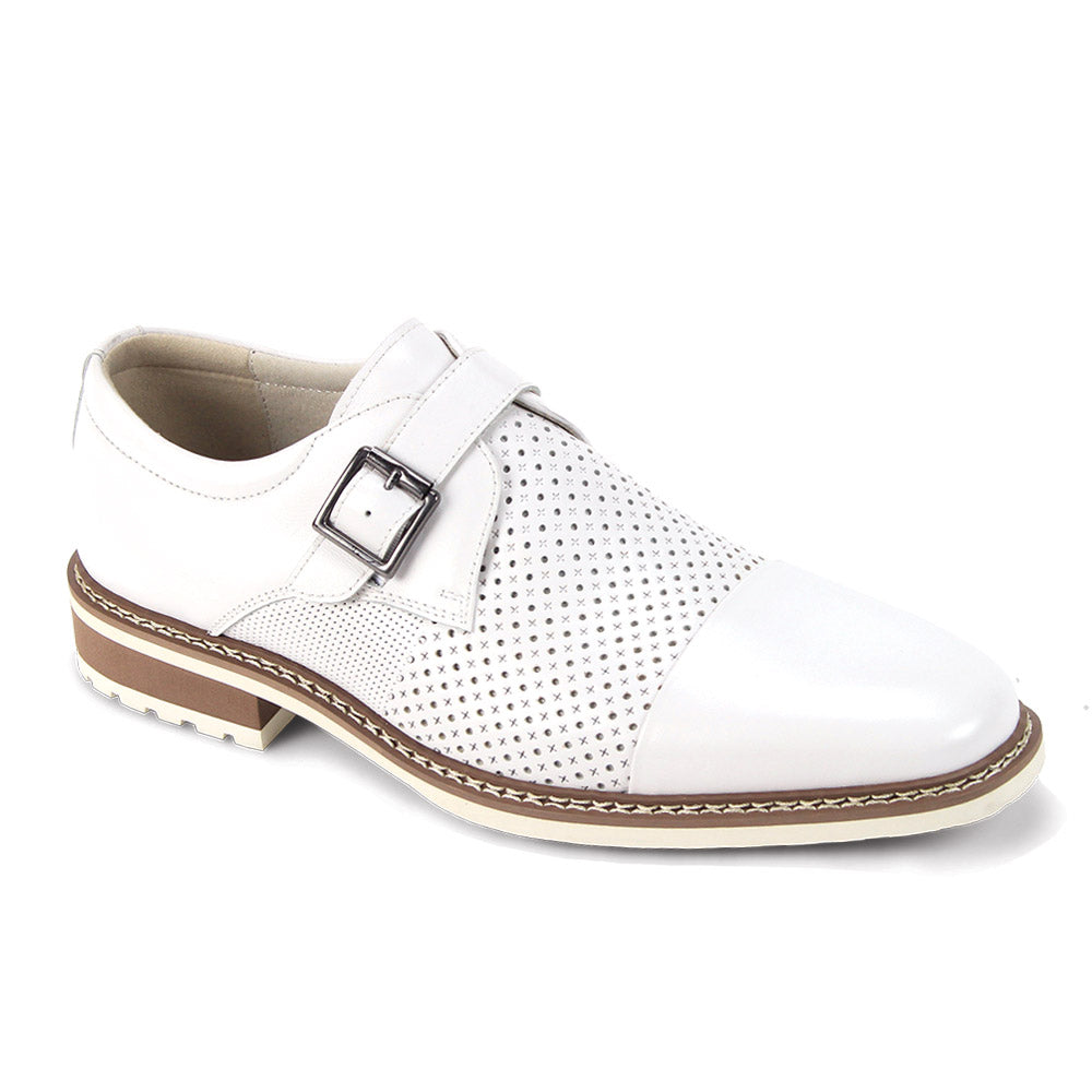 Giovanni LES-WHITE Shoes – Mens Suit World