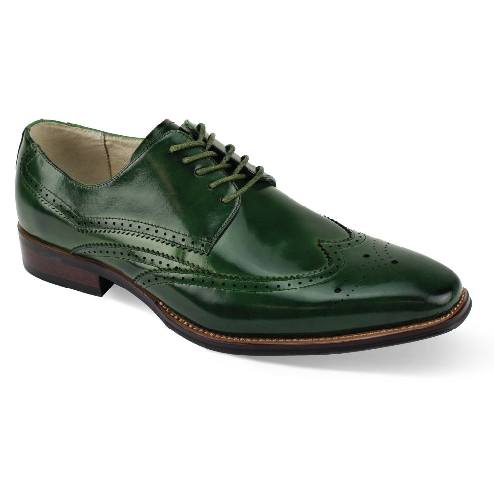 Giovanni Leather LINCOLN-OLV-14 Shoes