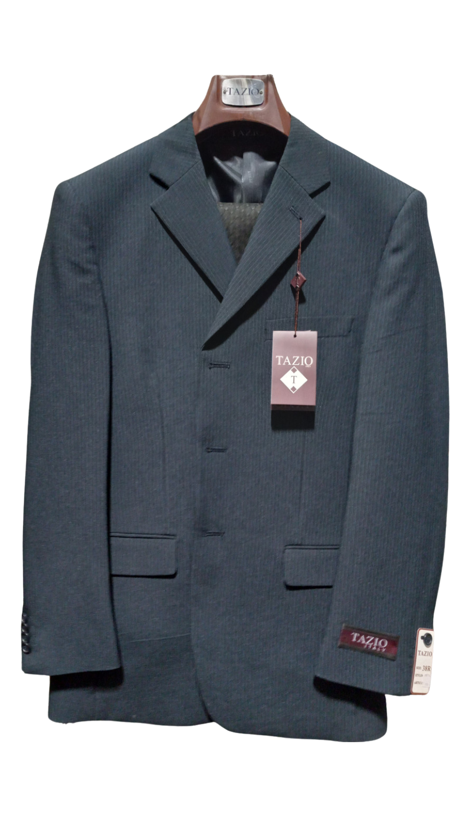 Tazzio Mens Suit M074-02-NAV-BLU