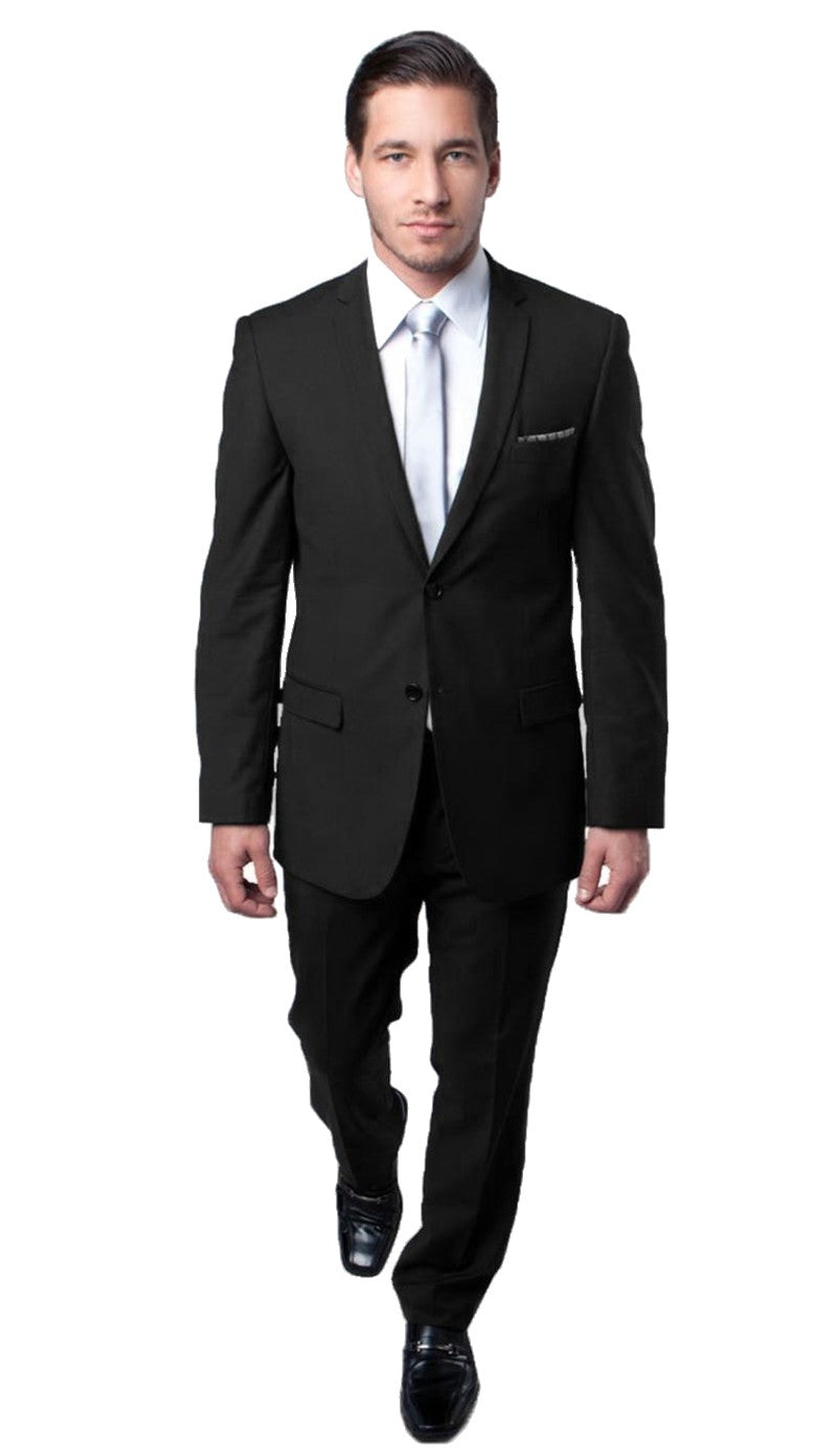 Tazzio Mens Suit M085S-01-BLK