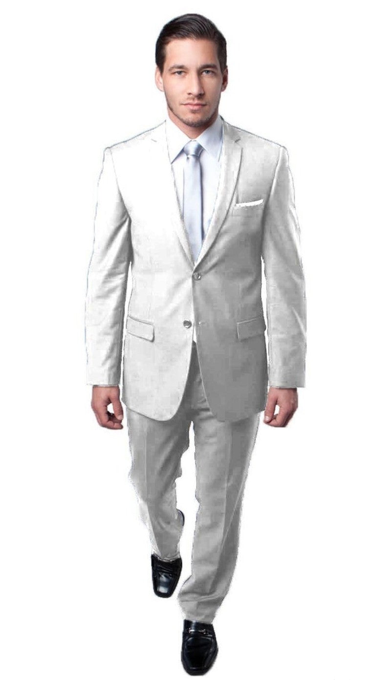 Tazzio Mens Suit M085S-07-WHT