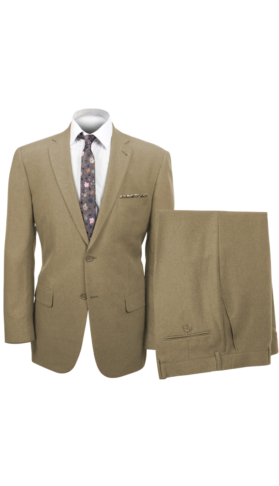 Tazzio Mens Suit M116-03-TAN