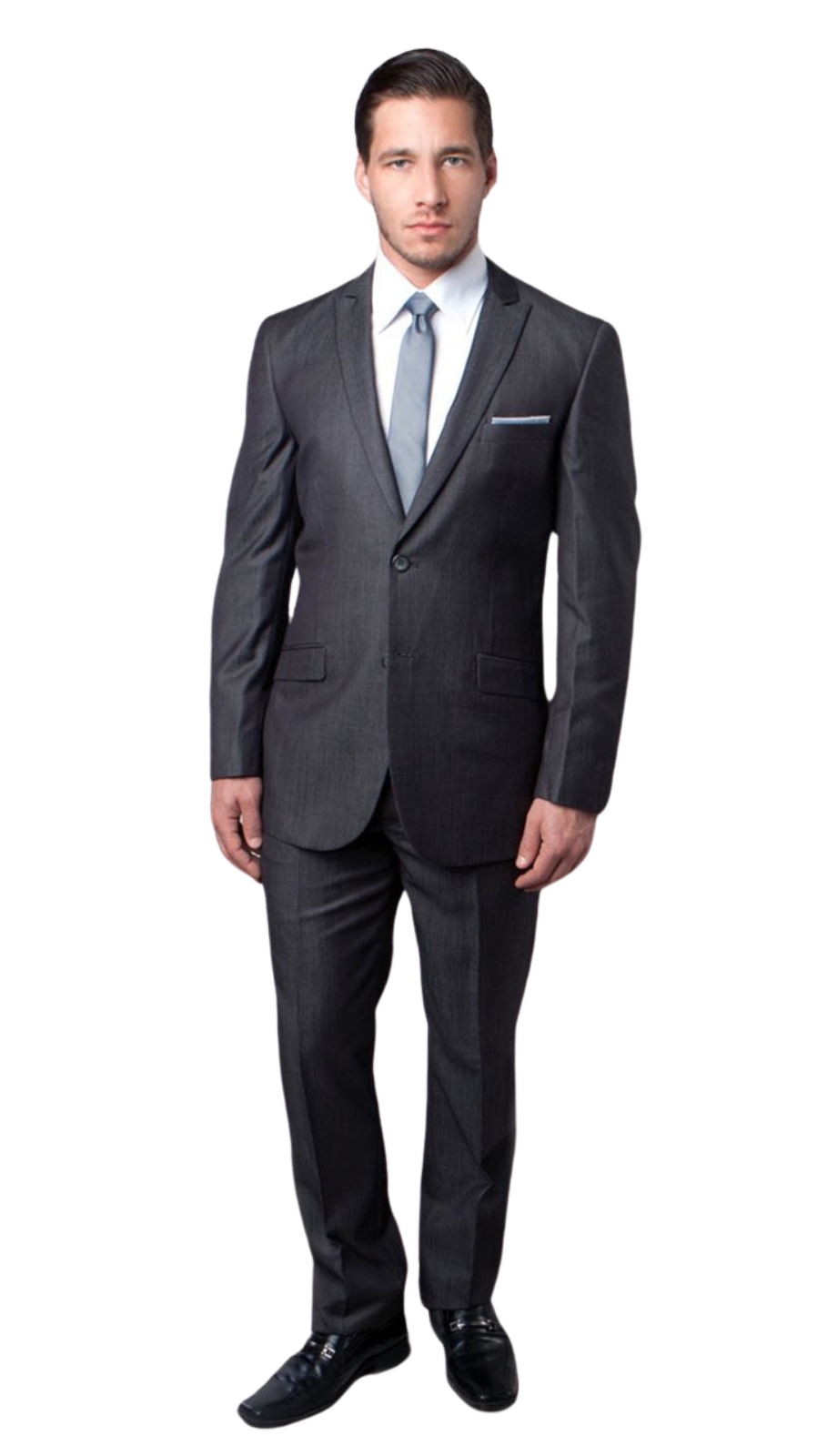 Tazzio Mens Suit M118S-02-GRY