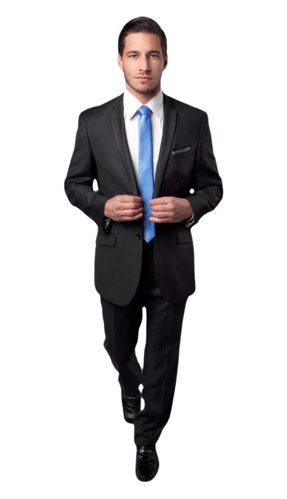 Tazzio Mens Suit M129S-02-BLK