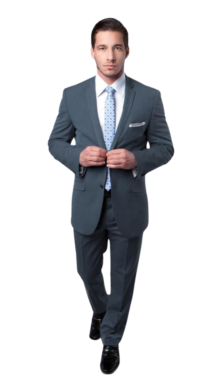 Tazzio Mens Suit M139S-02-GRY