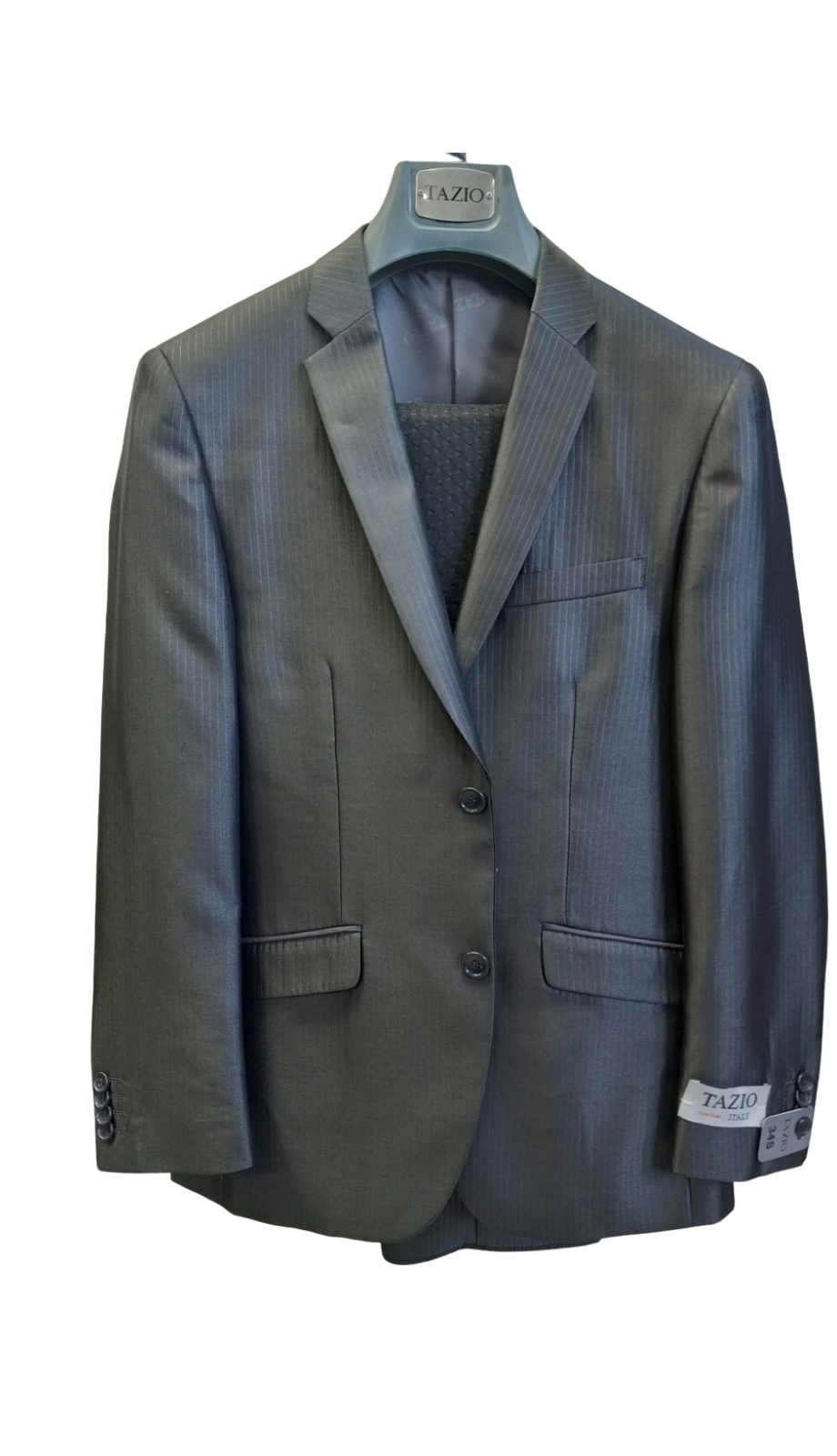 Tazzio Mens Suit M153S-01-BLK