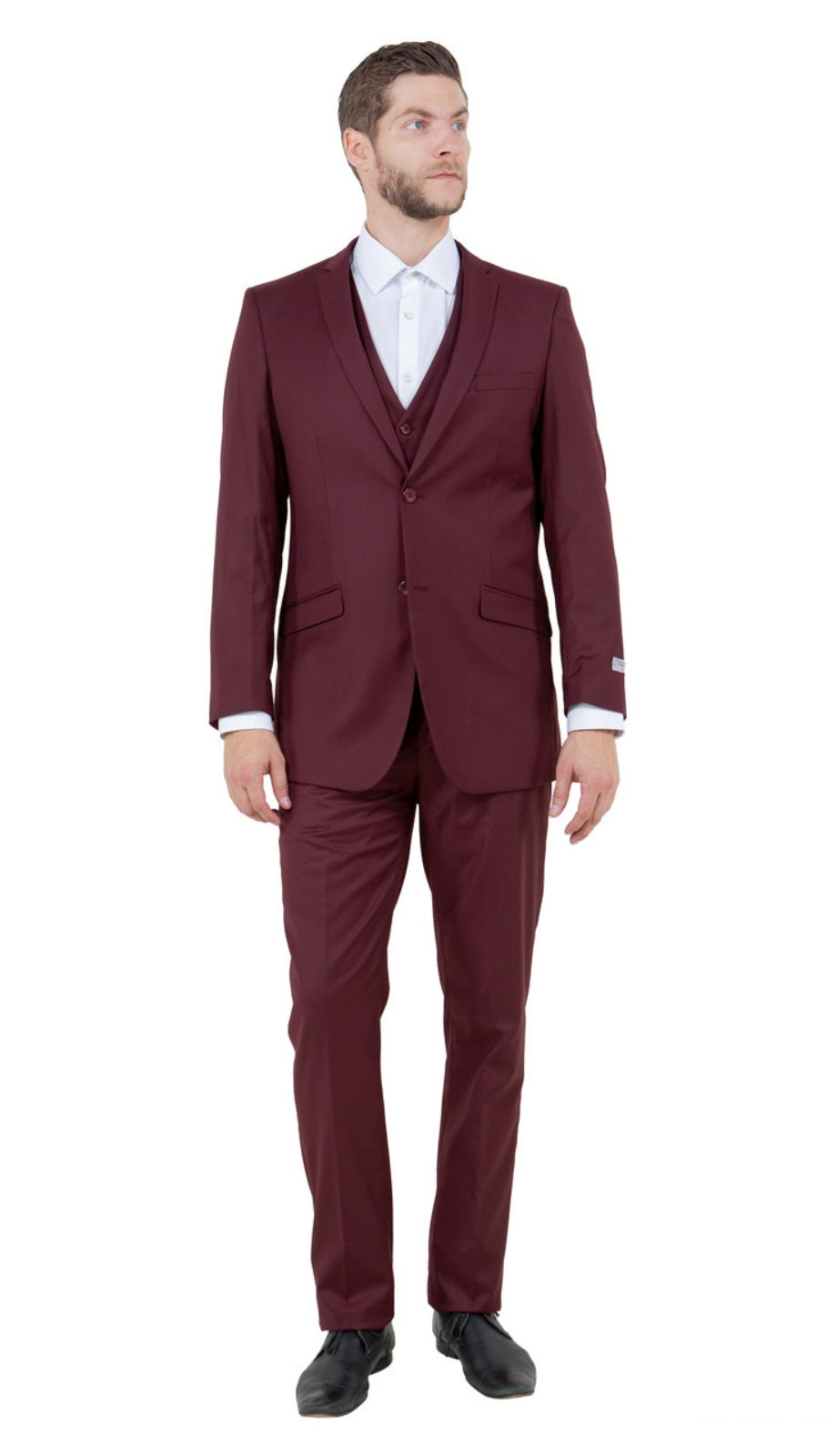 Tazzio M154S-15-BURG Mens Suit