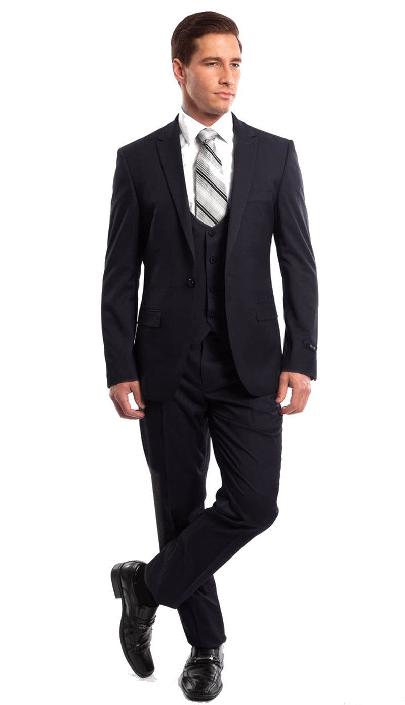 Tazzio Mens Suit M257US-01-NAVY