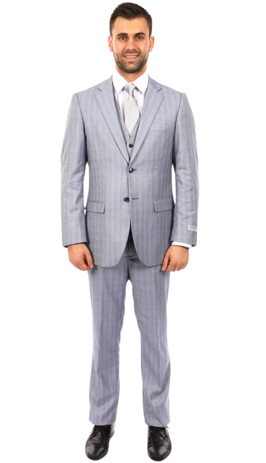 Tazzio M271S-01-LT-BLUE Mens Suit
