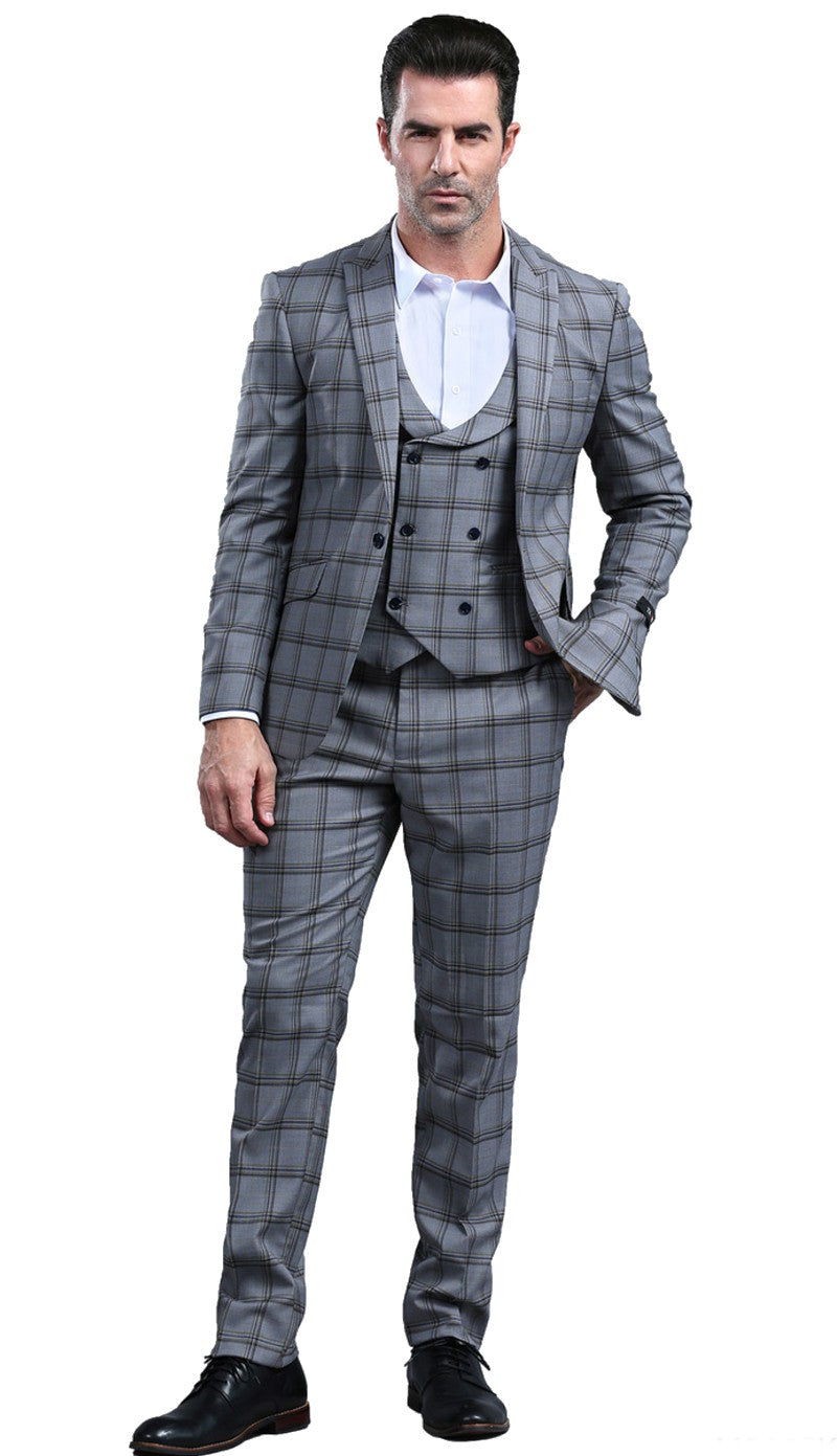 Tazzio Mens Suit M295SK-02-GREEN