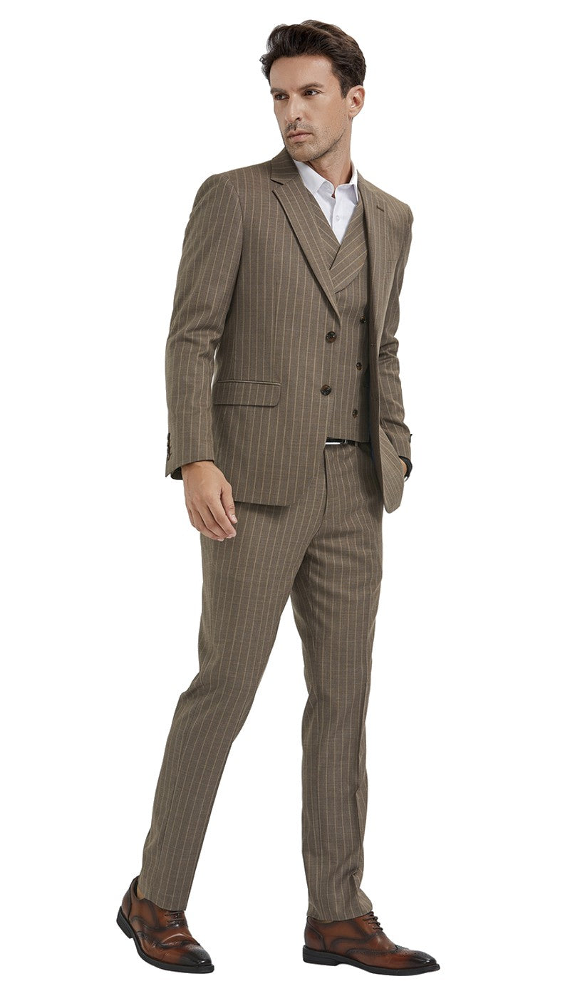 Tazzio M350SK-02-CAMEL Mens Suit