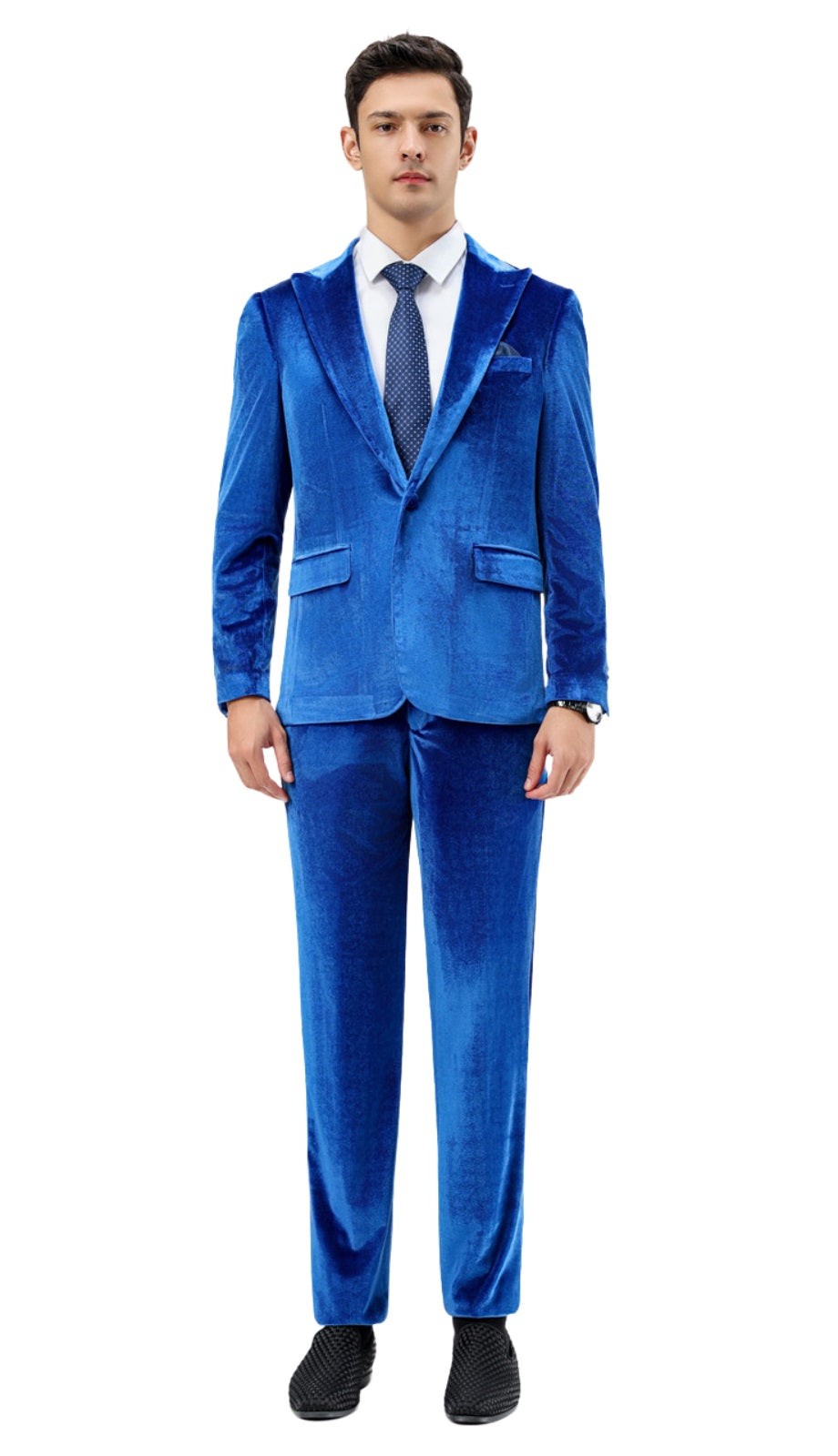 Tazzio M425SK-03-ROYAL Mens Suit