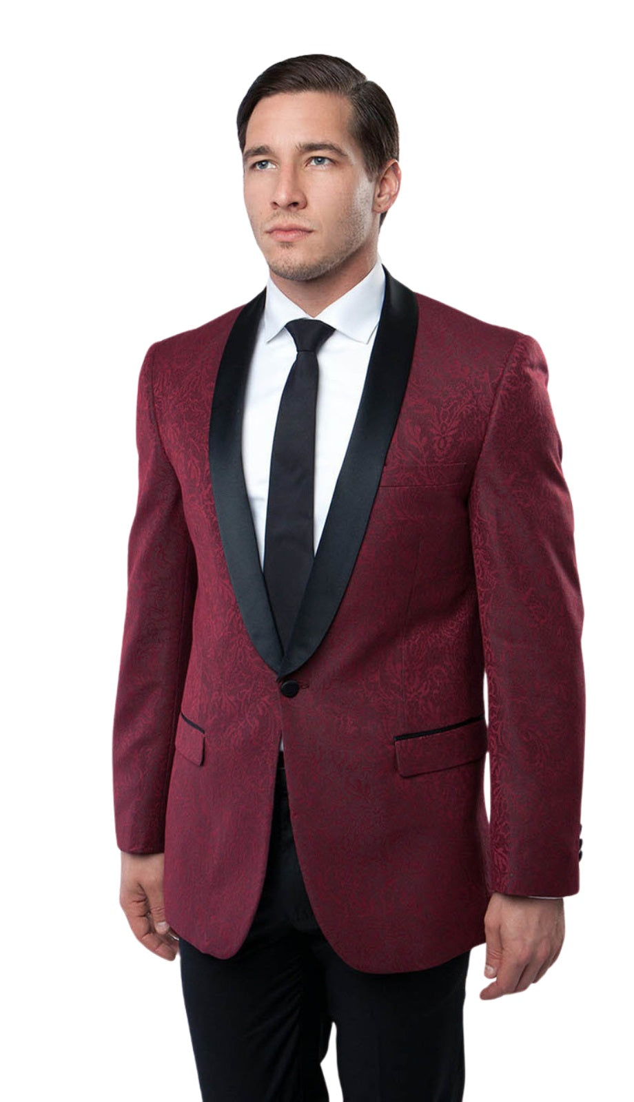 Tazzio MJ124S-BURG Mens Sports Coat