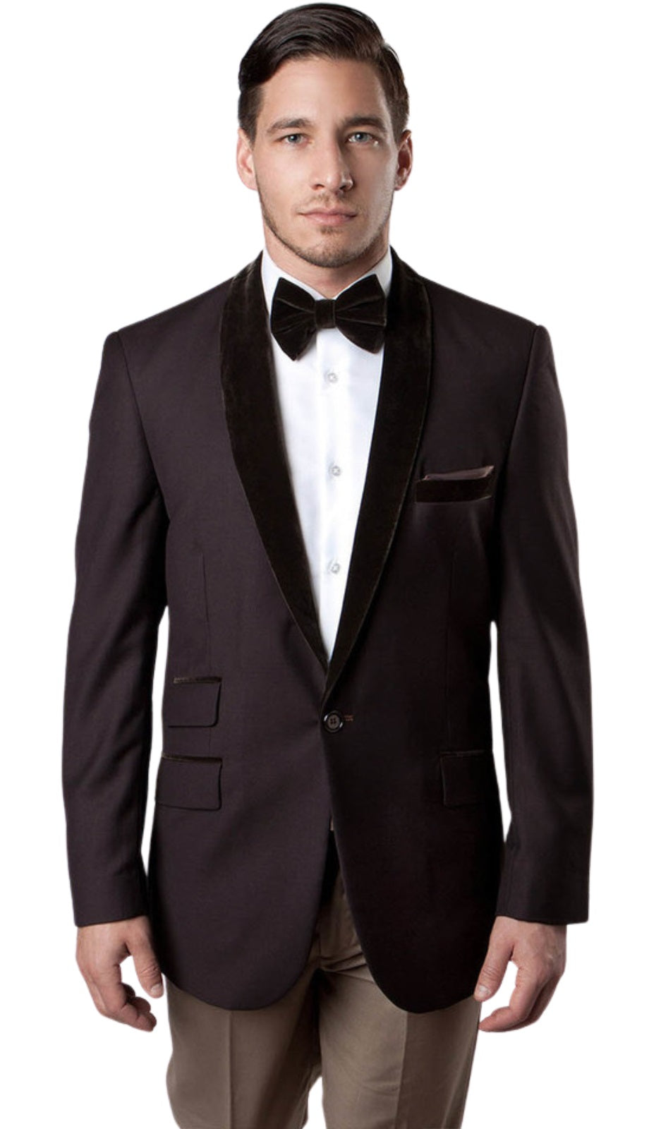 Tazzio MJ145S-BROWN Mens Sports Coat