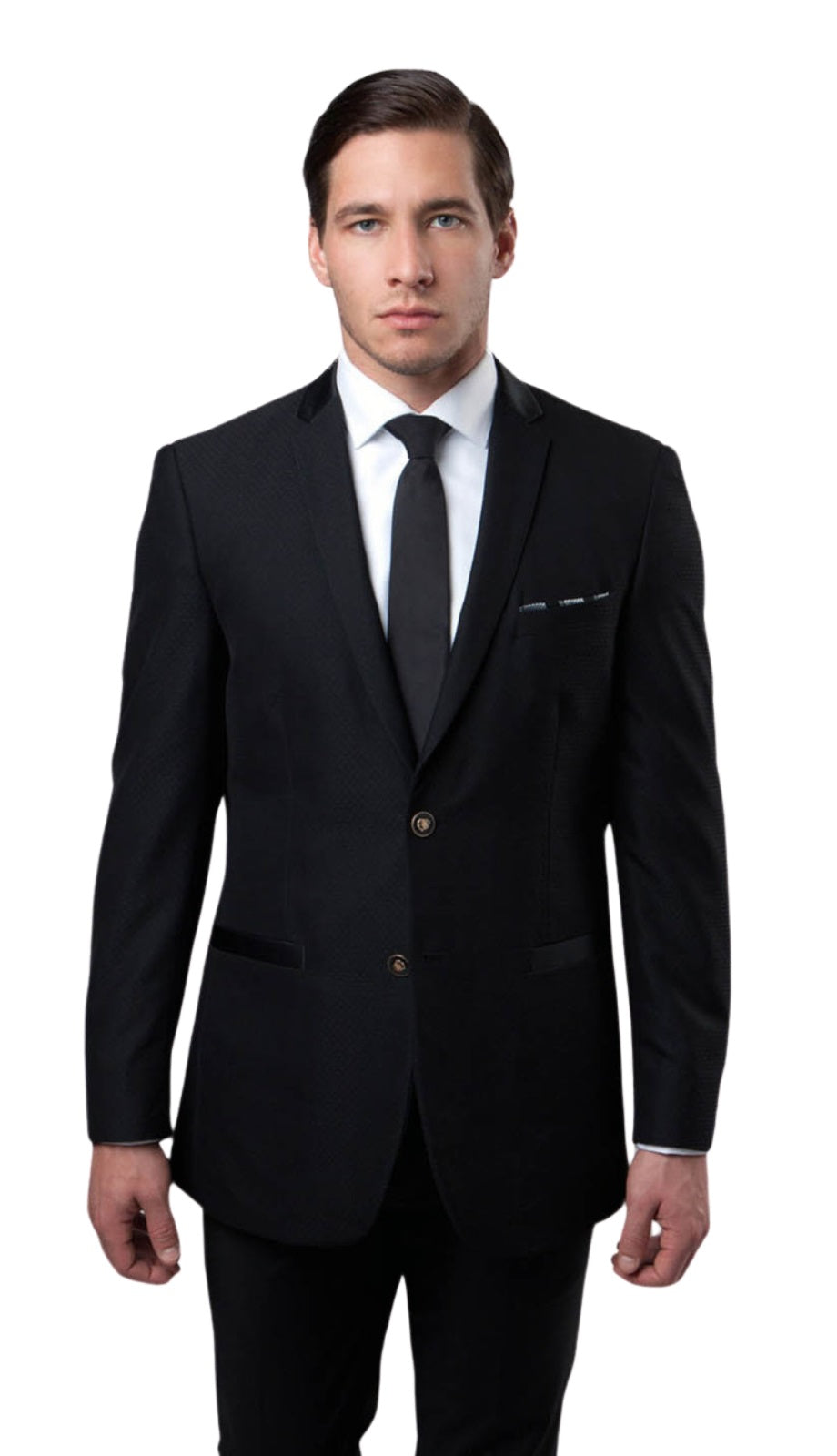 Tazzio MJ154S-BLK Mens Sports Coat