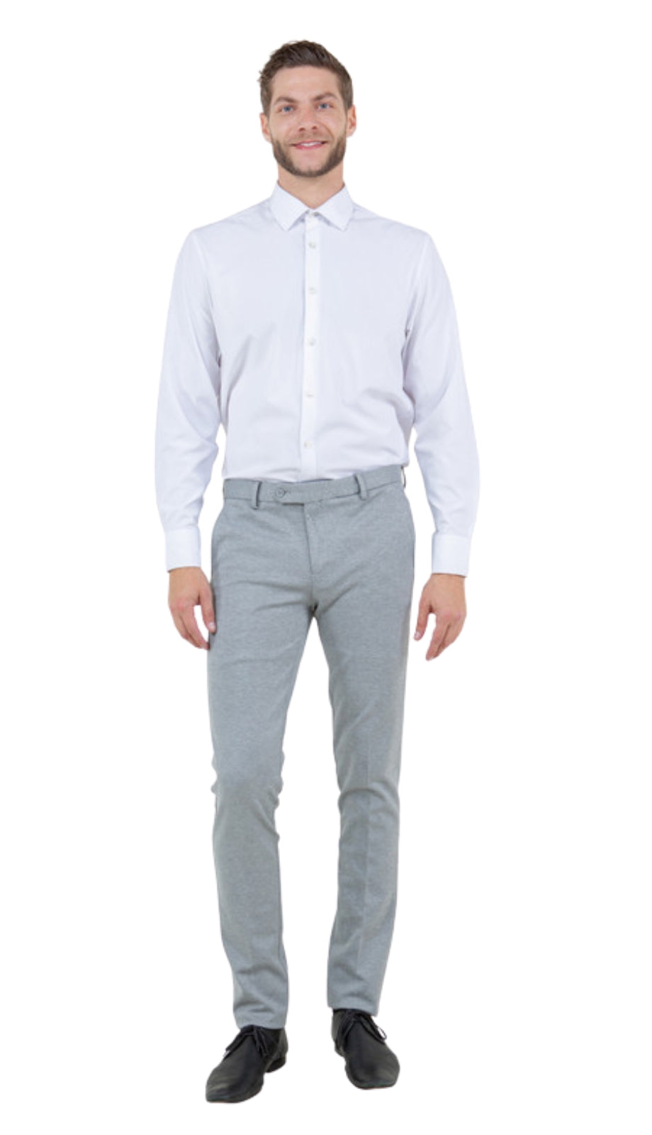 TAZZIO MP110S-03-GREY Mens Dress Pants & Vest Set